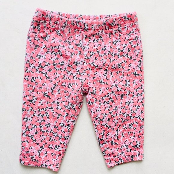 Carter's Pink Floral Leggings
